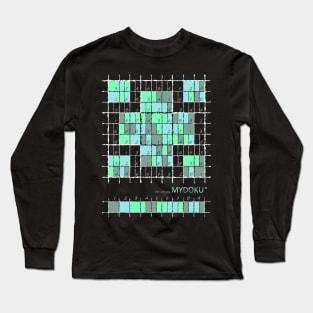 Mydoku_W001_V001_006_F&B: Sudoku, Sudoku coloring, logic, logic puzzle, holiday puzzle, fun, away from screen Long Sleeve T-Shirt